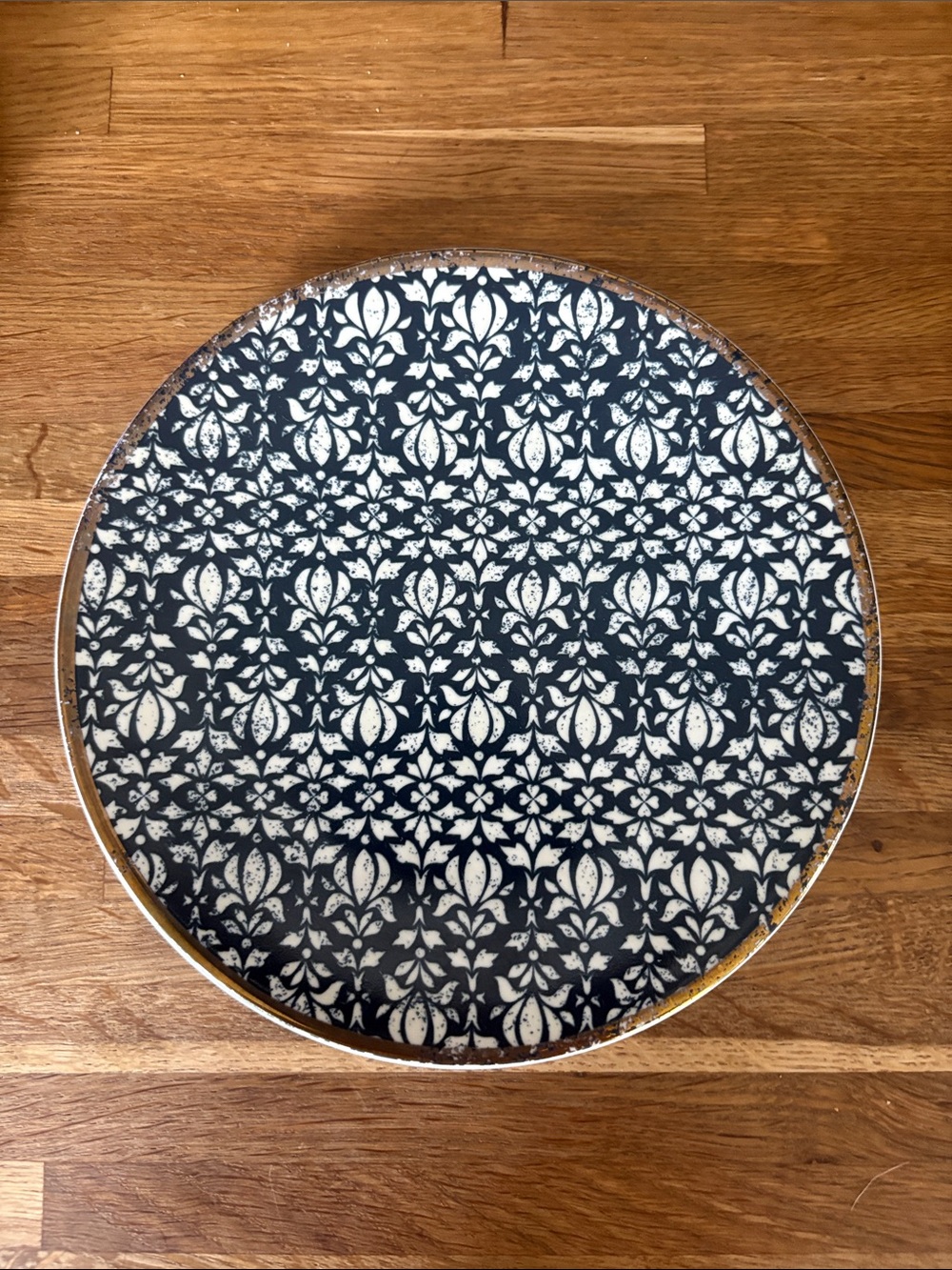 Lenox Global Tapestry Sapphire Accent Plates, Set of 4 plates (2 sets available)
